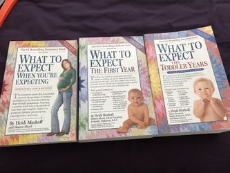 What to expect series - 3 books for $30