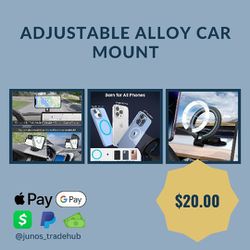 Adjustable Alloy Car Mount 