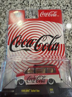 M2 Machines Coca-Cola 1995 GMC Safari Van Die-Cast