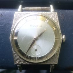 Vintage 1966 Bulova Counselor "A" Men's Dress Watch