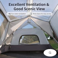 CAPE™ 12.9 8-PERSON SQUARE POP-UP CAMPING TENT