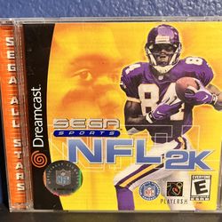 NFL 2K (Sega All Stars) - Sega Dreamcast Complete with Manual and Disc 