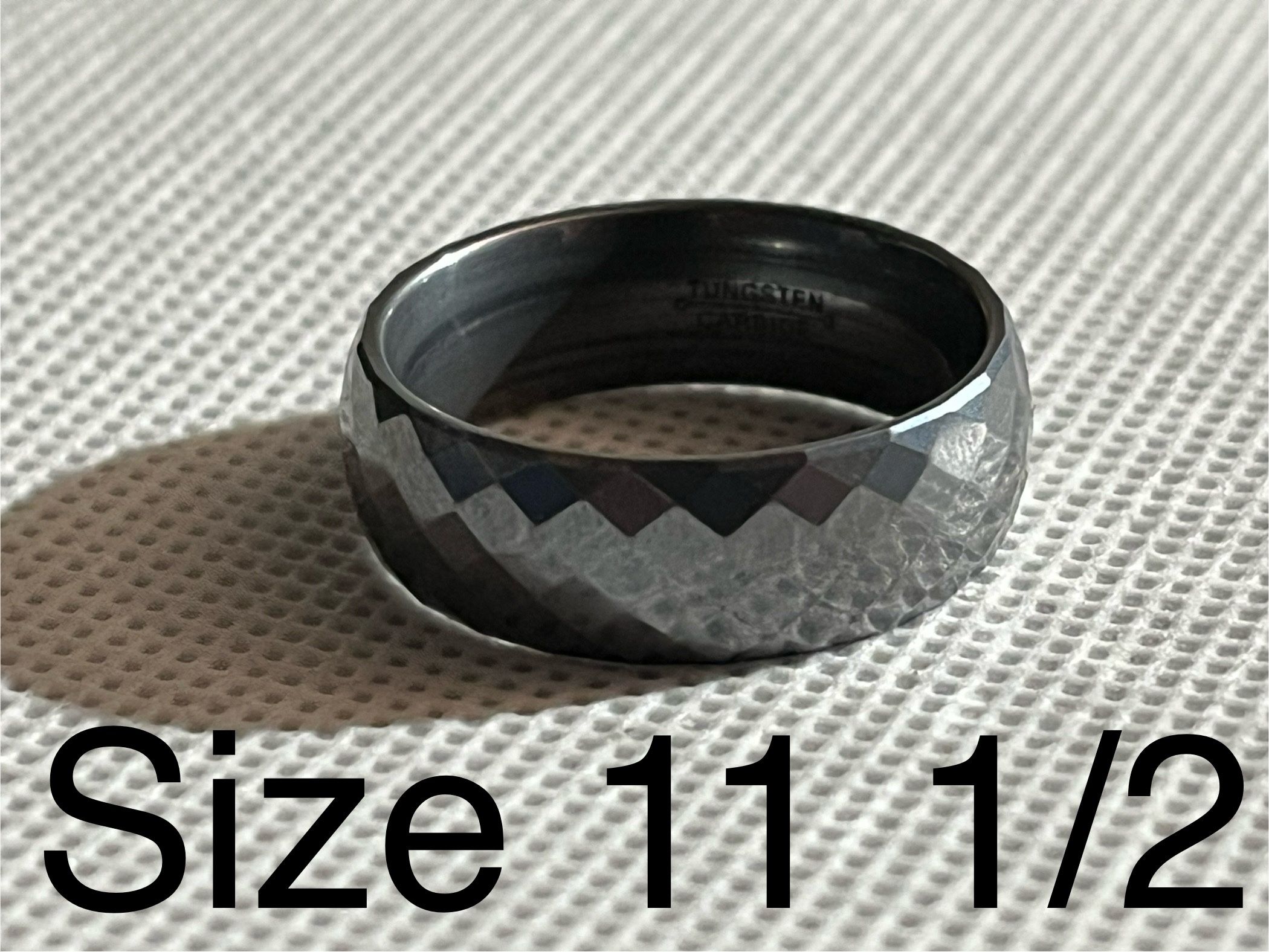 Tungsten Carbide Men’s Ring