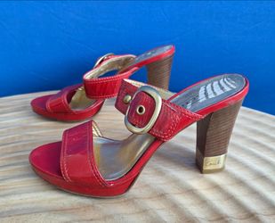 Coach Giada Heeled Sandals Womens SIZE 7B