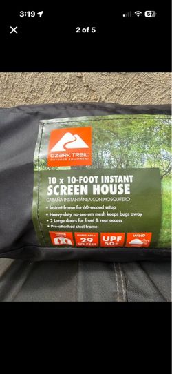 Ozark Trail 10x10 Instant Screen House