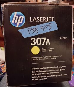Genuine HP 307A Yellow Toner Cartridge CE742A