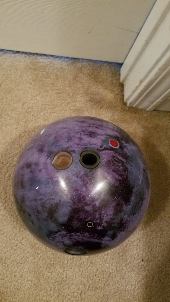 Bowling ball made by Hammer USA