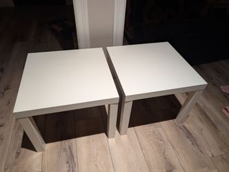 Pair of IKEA LACK Side Tables  - White