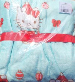 Hello Kitty Christmas Throw Blanket Looking To Trade For Valentines Day Blankets 