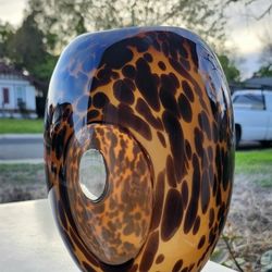 Leopard Print Bouquet Vase