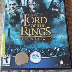 PLAYSTATION 2 PS2 LORD OF THE RINGS TWO TOWERS 

