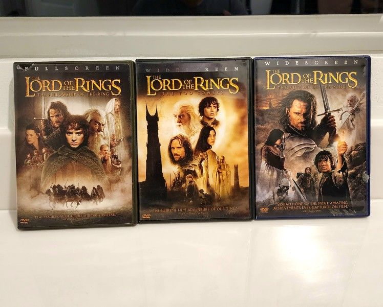 Lord Of The Rings Trilogy DVD