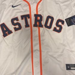 Brand New Astros Nike Jersey (Medium)