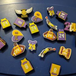 Lakers Crocs Charms 
