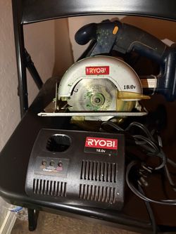 RYOBI 18V Circular Saw + Battery — $30