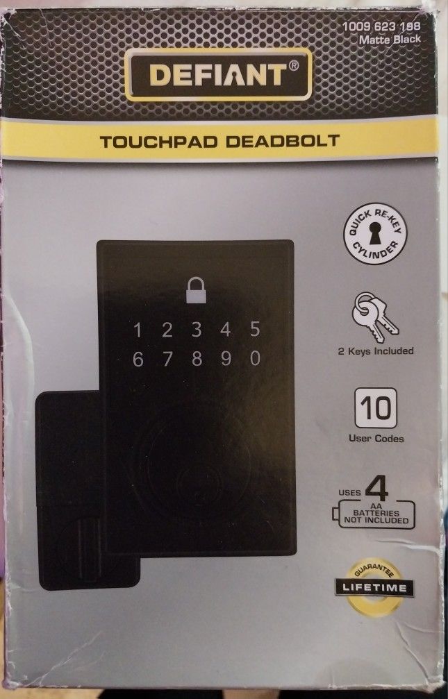 TouchPad Deadbolt & Pieces