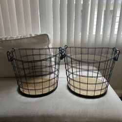 Target Black Wired Baskets