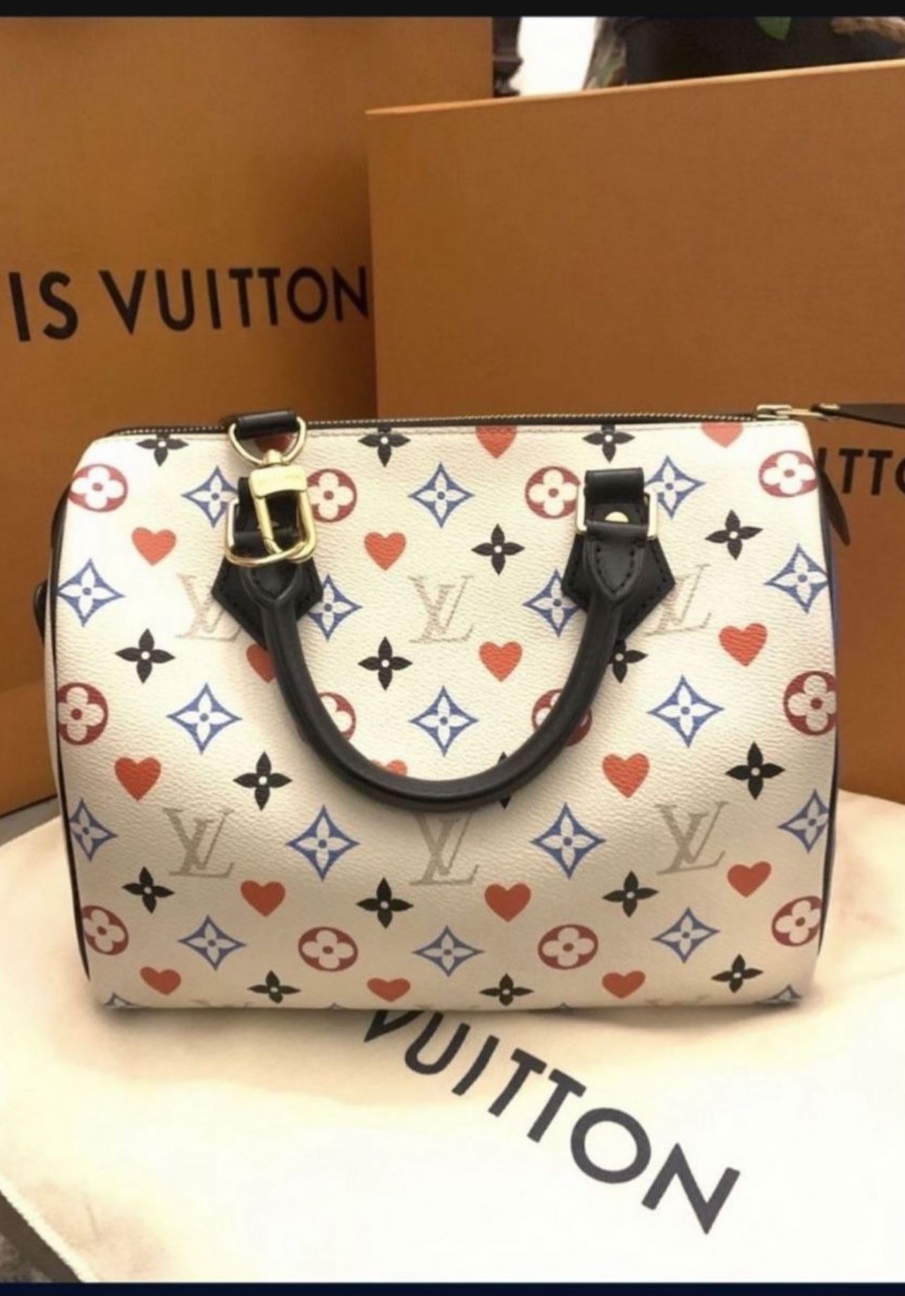 Louis Vuitton Speedy Game On Authentic Briefcases