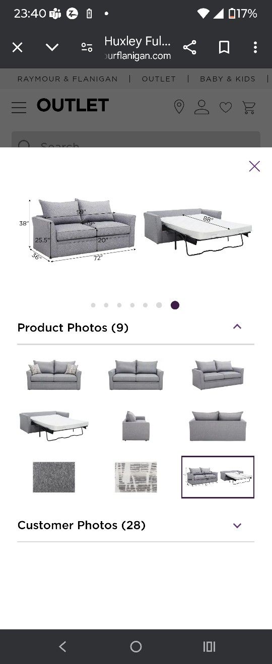 Full Size Sofa Bed