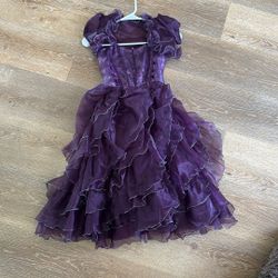 purple dress for kid