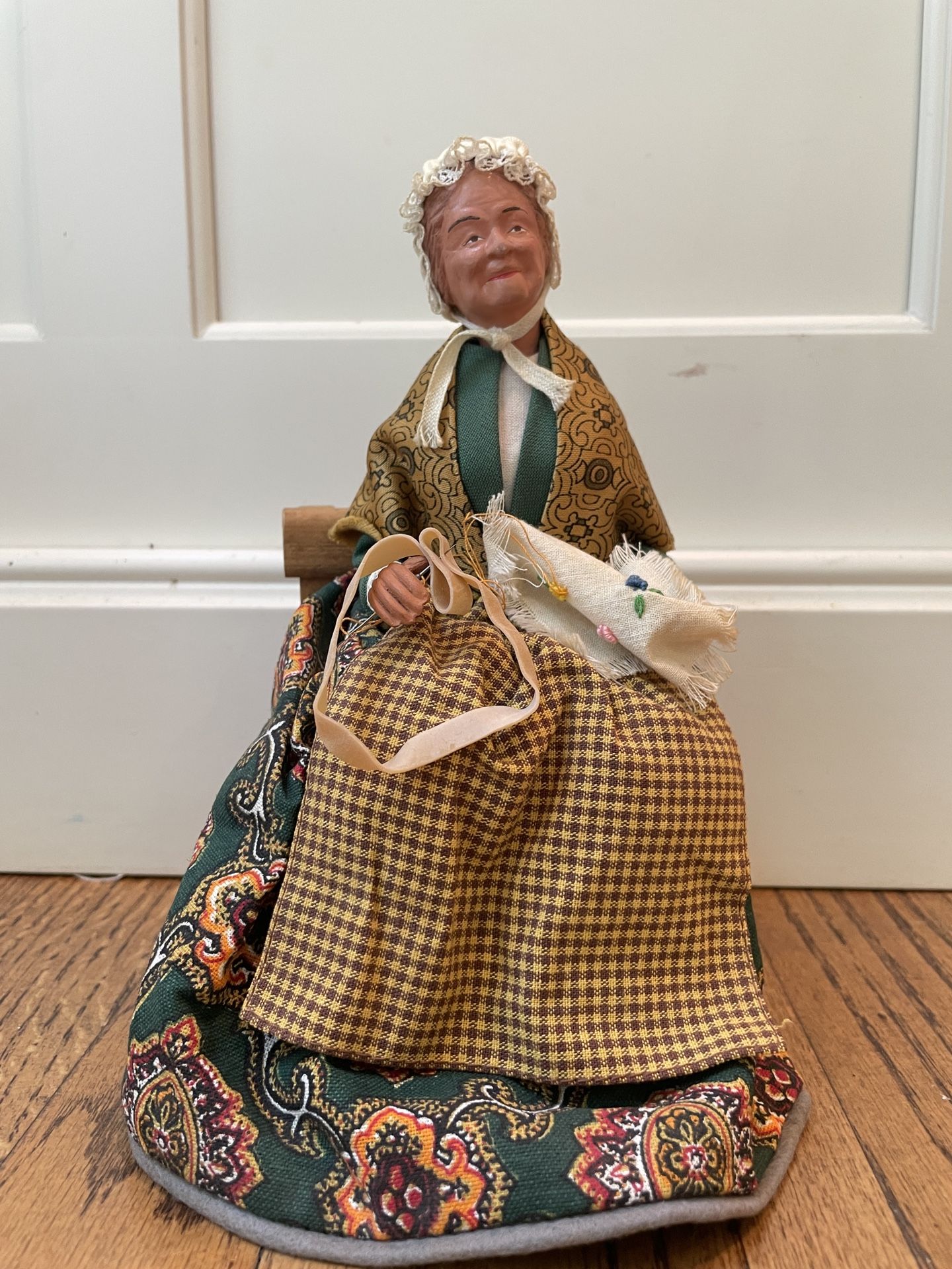 Vintage French Claude Carbonel Doll Terracotta Terre Cuite Woman Figurine 8.5". Condition is pre owned and is overall in solid and respectable shape.