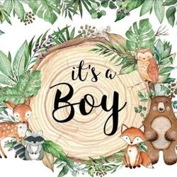 2 Baby Shower Back Banner