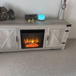 TV console/Fire Place 