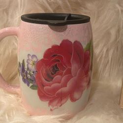 Rose Mug  Steel Tumblers