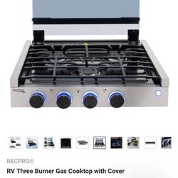 RecPro Rv 3 Burner Stove Top
