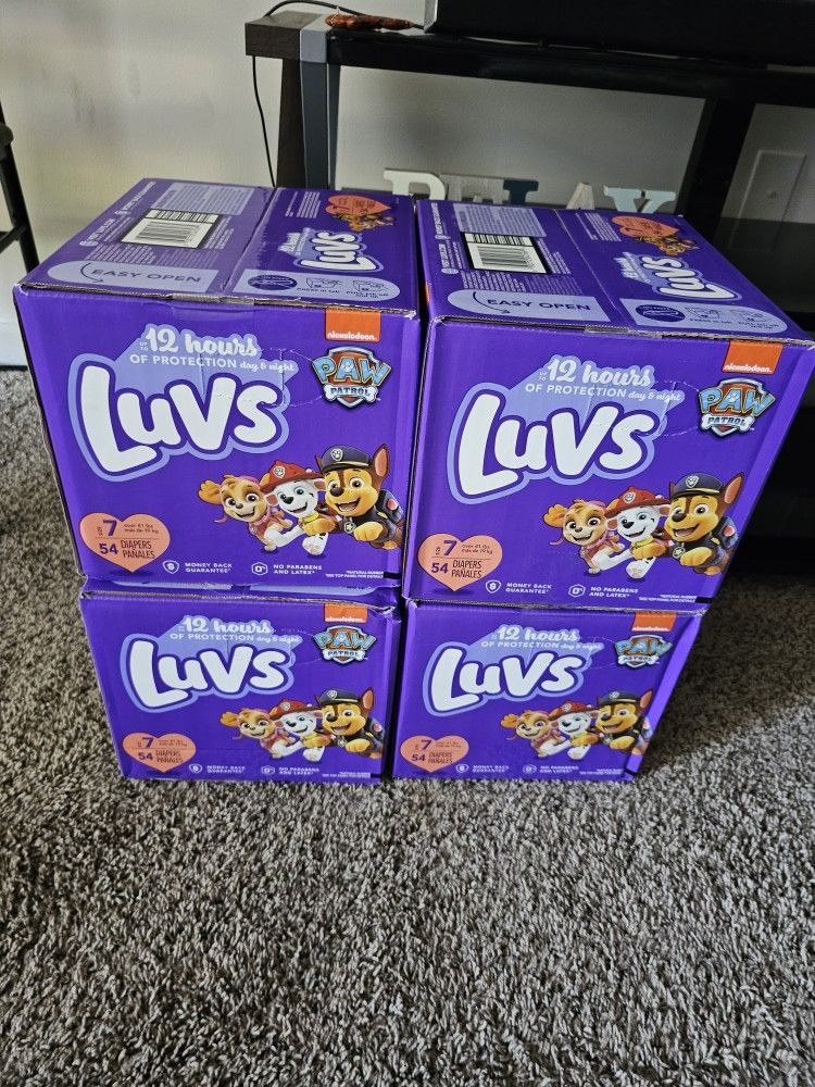 Luvs Diapers Size 7