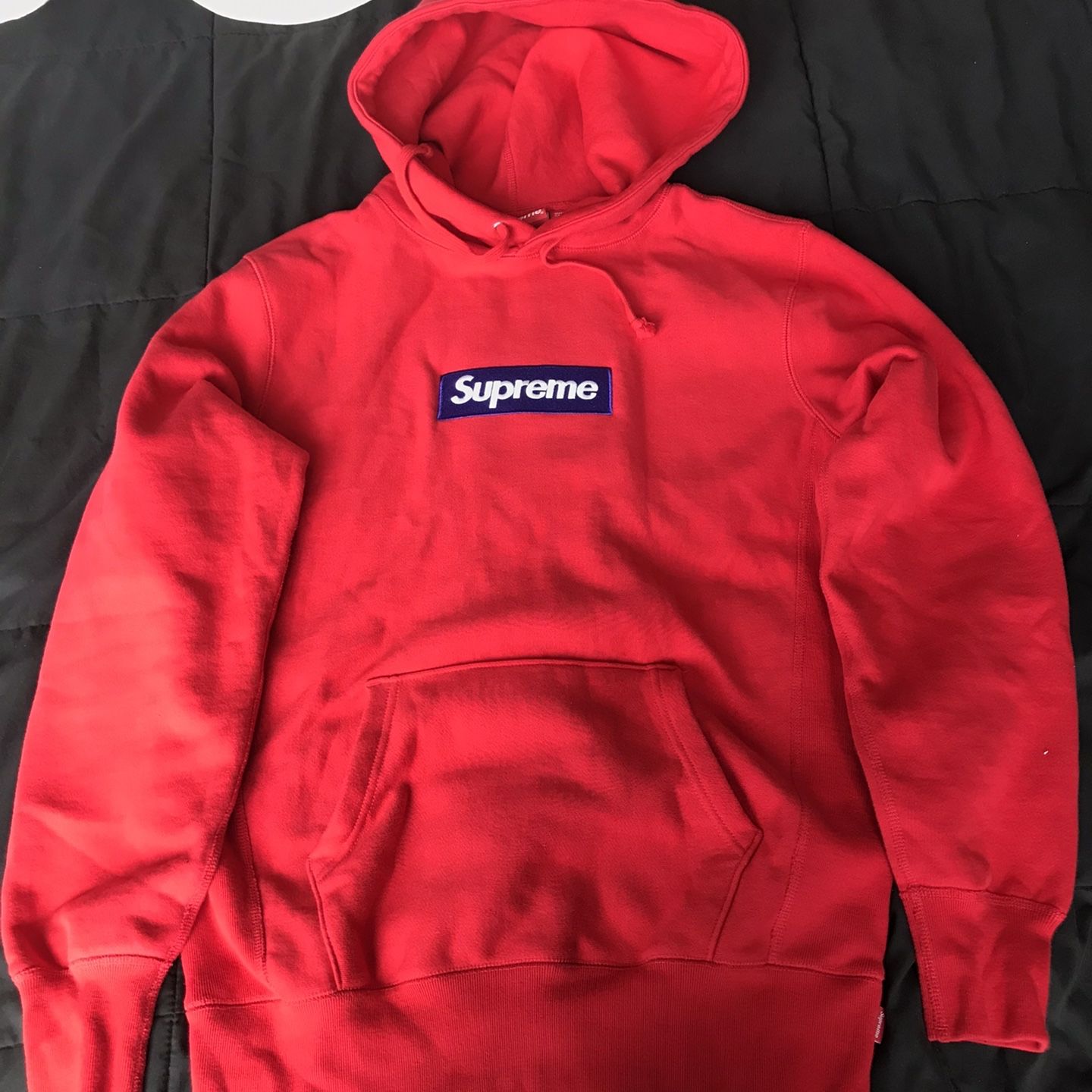 Supreme Supreme Box Logo Hoodie Fw17 Purple On Red 