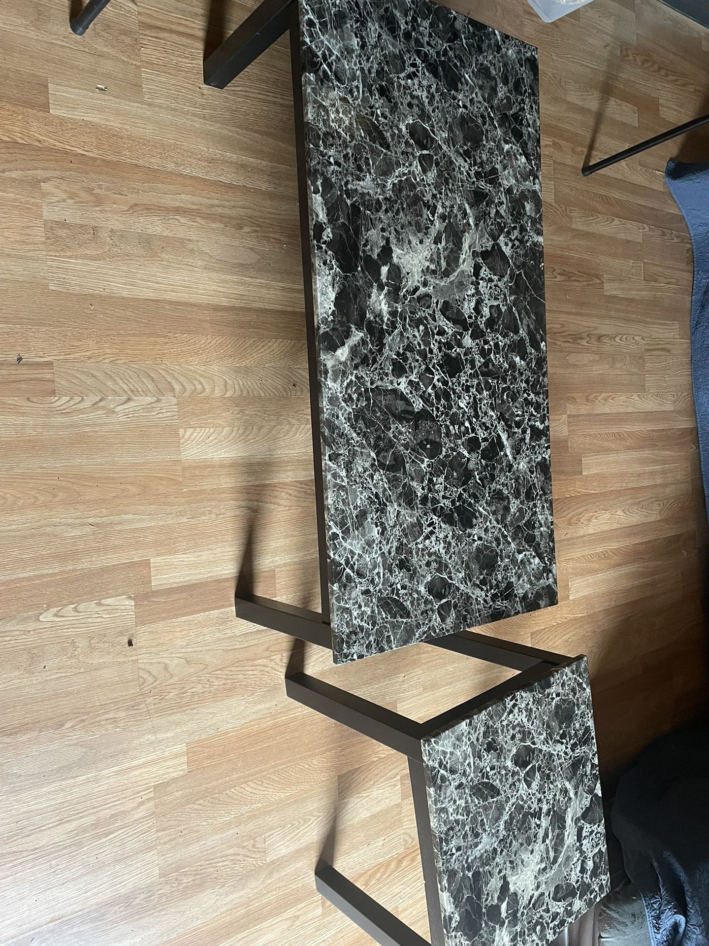 Coffee Table With Side Table