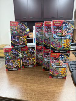 Pokemon Pitch Black and Chaos Rising Booster bundle