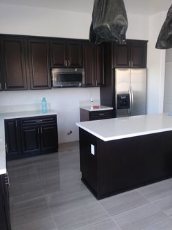 Kitchen cabinets
