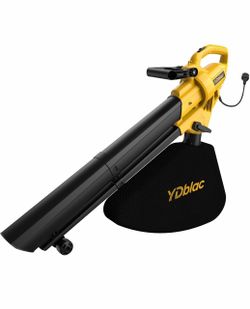 YDblac Electric Leaf Blower Vacuum with Collection Bag
