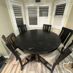 Dining Table Round 59 Inches 