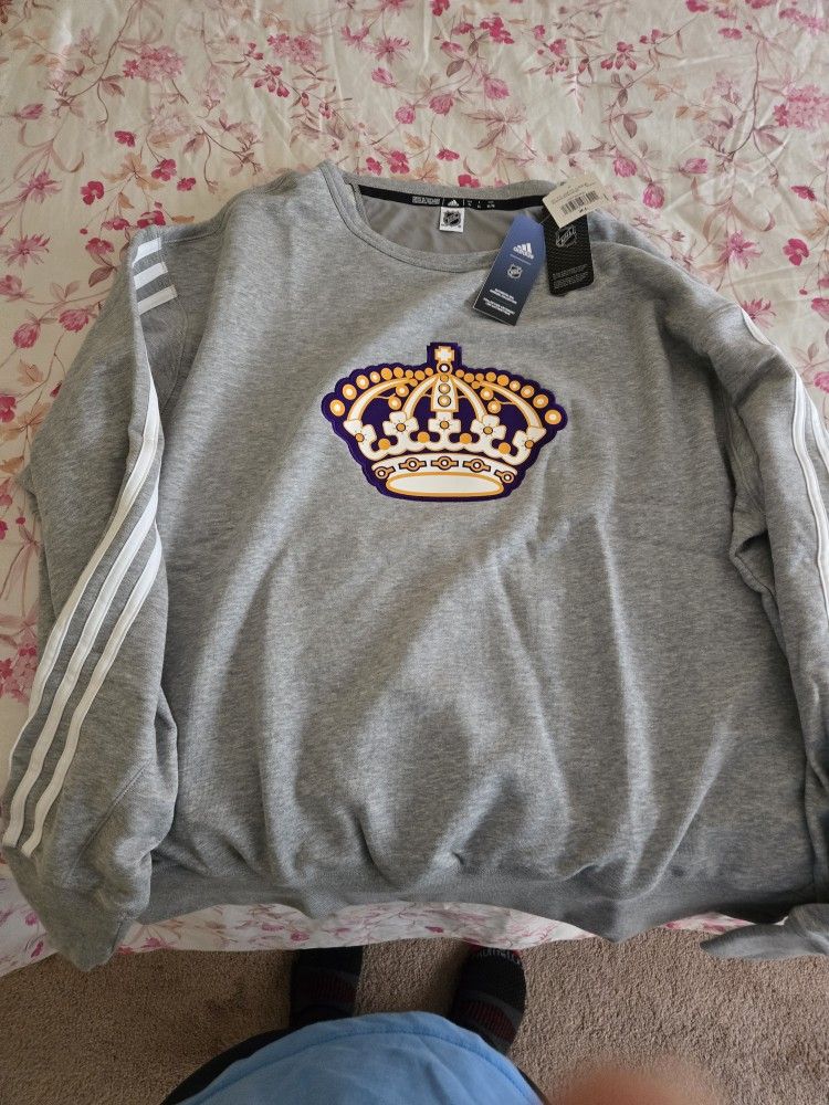 La Kings Adidas Sweater Vintage Logo