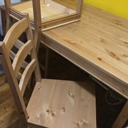 Wooden Rectangle Table For 4 