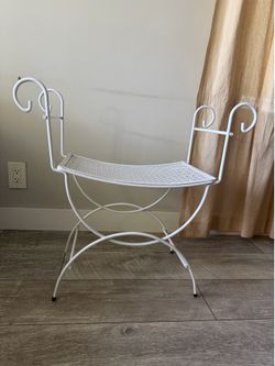 Wrought iron stool