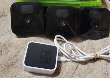 3 Blink Outdoor Security Cameras with Sync Module 2