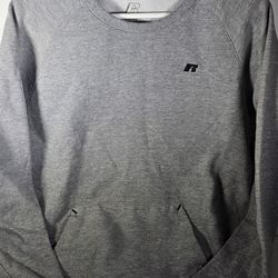 Vtg Russell Athletic Mens Gray XL Distressed Blank Sweatshirt.  Size XL