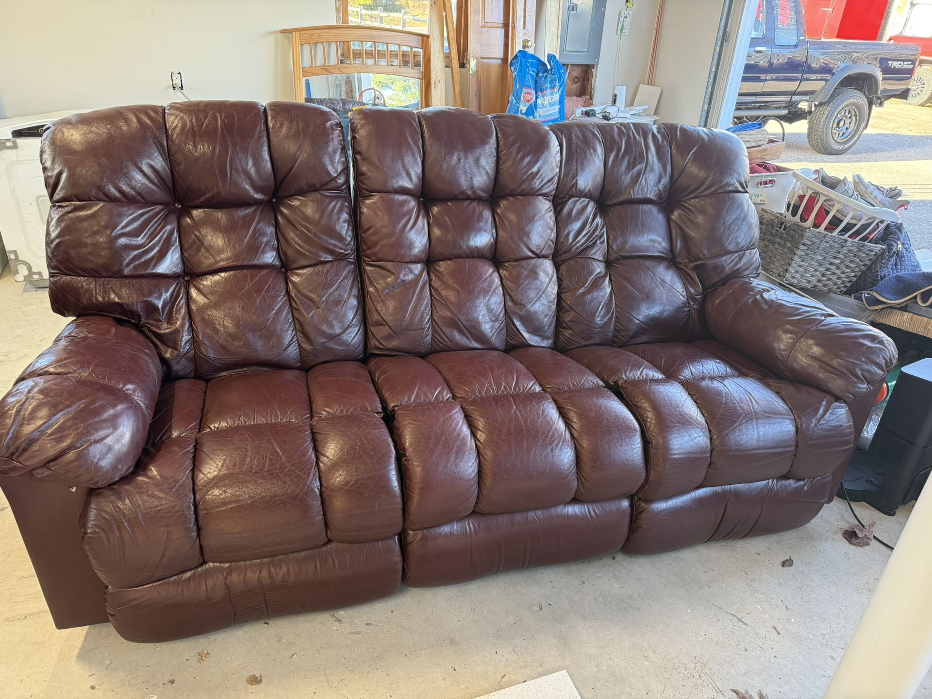 Leather couch