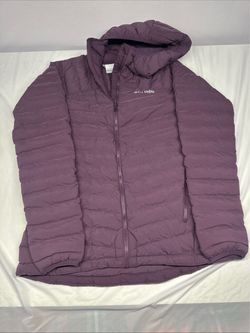 Columbia Purple Hooded Puffer Jacket