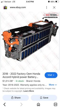 2018-2022 honda battery