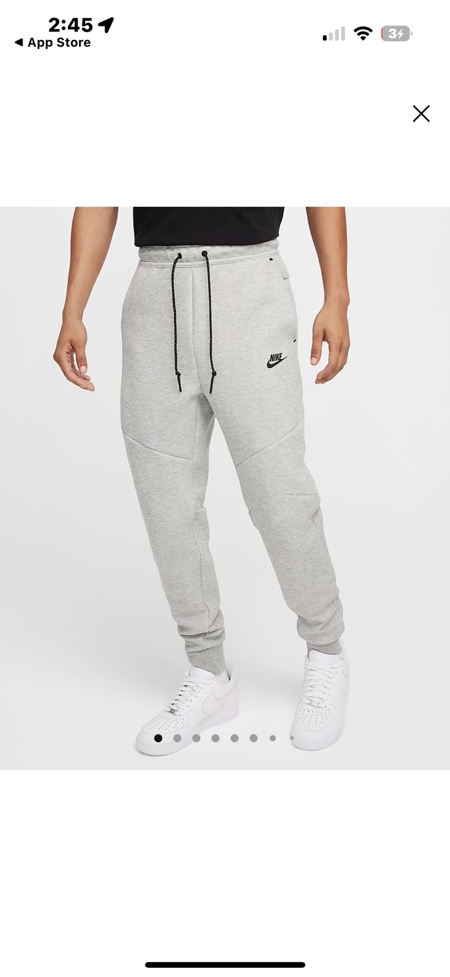 Nike Tech Fleece Joggers Dark Grey Heather/ Black