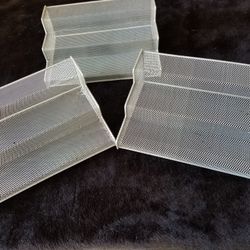 3 Metal Mesh Spice Shelves 