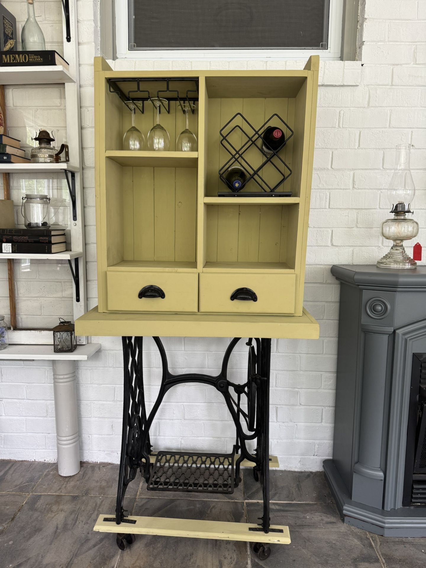 Vintage Wine Table