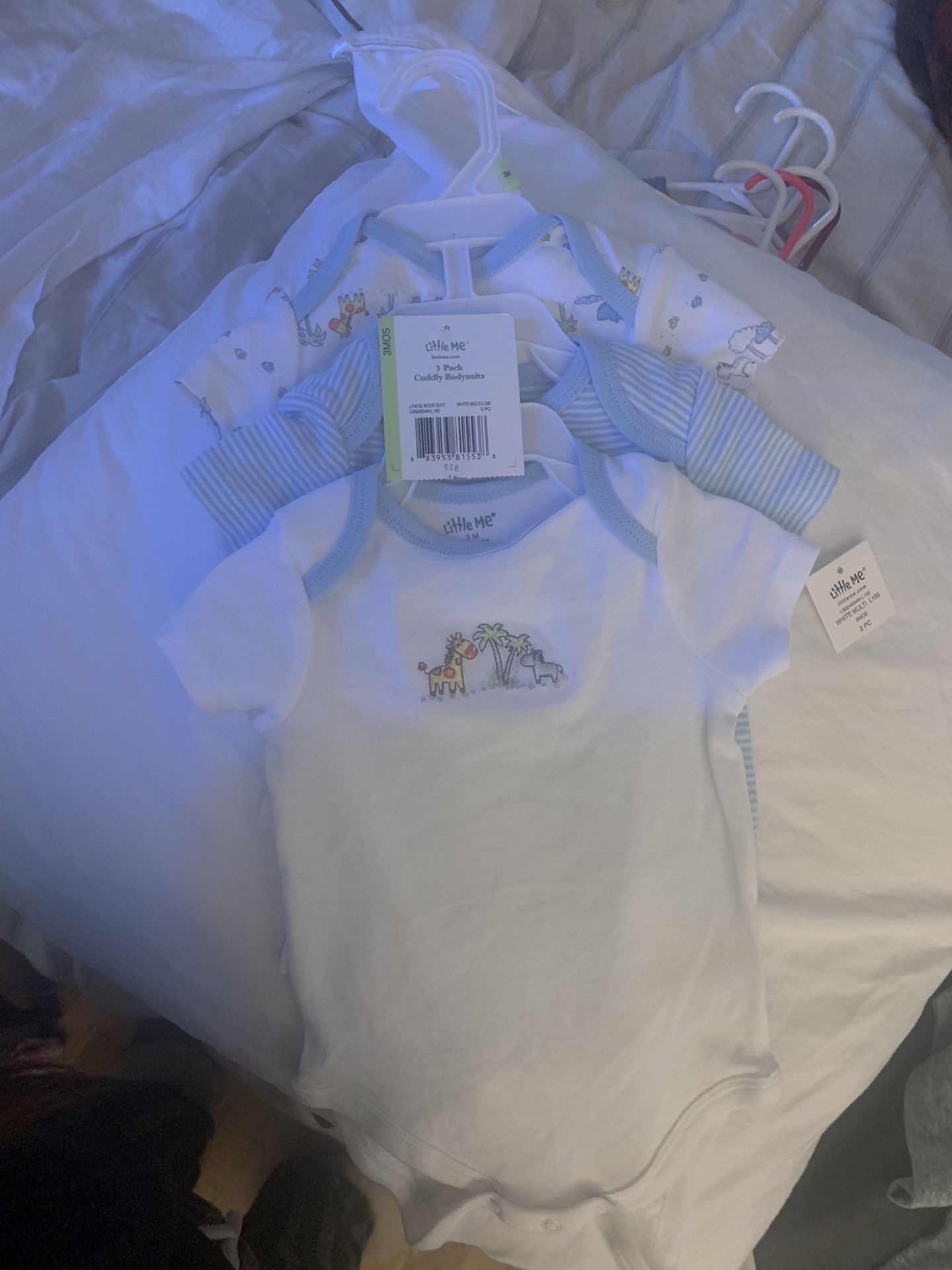 3 Month 3-pack Baby Onesies