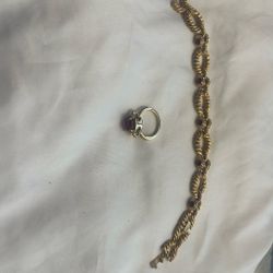 Bracelet And Ring Set