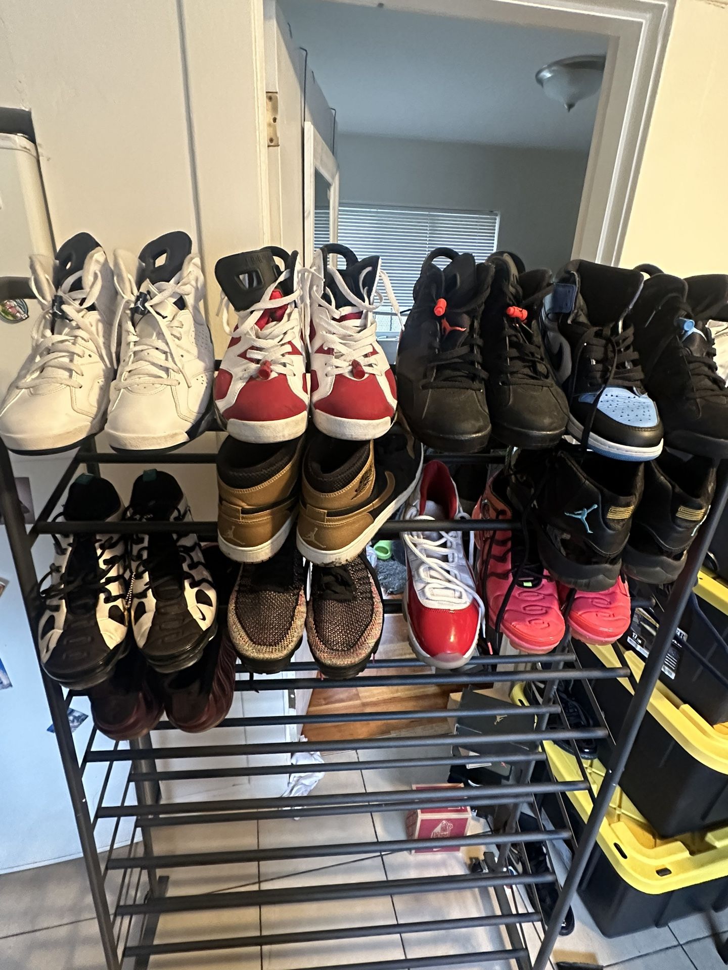 ENTIRE SHOE RACK!!